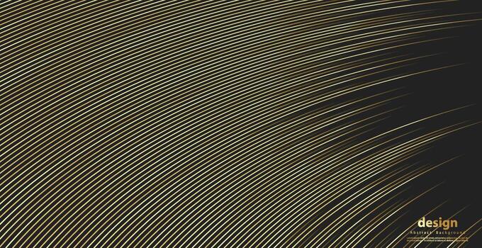 Abstract gold luxurious color background with diagonal lines for your design.  Modern luxury concept. Vector illustration
