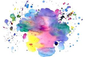 Bright watercolor vector spot. Abstract vector background. Bright watercolor slash.