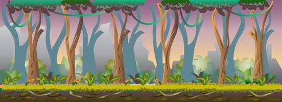 Forest Game Background vector