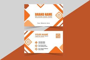 Creative and modern business card template vector