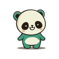 cute panda smile design vector illustration