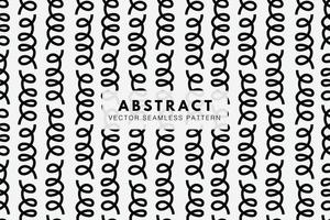 Spiral spring lines abstract seamless repeating pattern vector