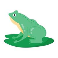 Trendy Frog Concepts vector