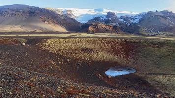 haalda naturale monumento panorama. Islanda ghiacciaio. haalda ghiacciaio Visualizza, Sud Islanda paesaggio. video