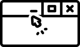 line icon for minimize vector