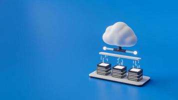 Cloud storage server photo