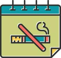 No Tobacco Day Vector Icon