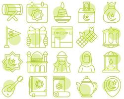 Ramadan in flat style isolated vector