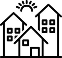 line icon for properties vector