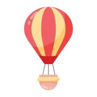 Trendy Hot Balloon vector