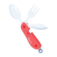 Trendy Multifunctional Tool vector