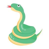 Trendy Snake Concepts vector