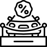 line icon for offers vector