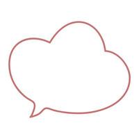 Vector Bubble Speech Illustration, Bubble Text Sticker Element Design