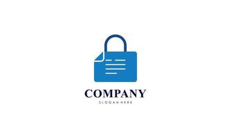 Protection file icon for your company, website and logo design vector