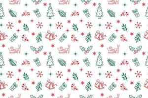 Christmas Seamless Pattern Design vector