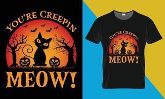 Halloween t-shirt design vector