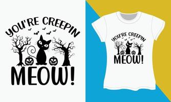 Halloween svg t-shirt design vector