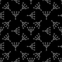 Machine Learning Neural Network vector dark line seamless pattern