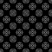Neural Network Chip vector Digital Technology dark line seamless pattern