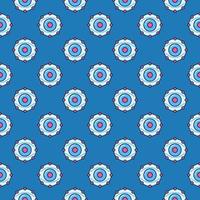 Neural Network Eye vector Image Recognition colored seamless pattern