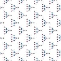 Neural Network Machine Learning vector colored seamless pattern