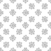 Neural Network vector concept minimal line seamless pattern