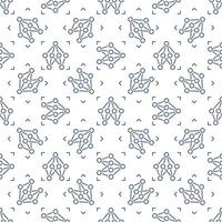 Neural Network vector Future Technology outline seamless pattern