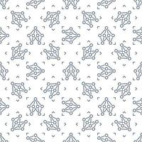 Neural Network vector Future Technology outline seamless pattern