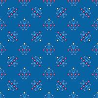 Neural Networks vector concept colored seamless pattern