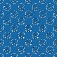Earth with Arrow Around vector colored seamless pattern