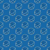 Earth with Arrow Around vector colored seamless pattern