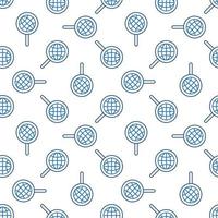 globo dentro aumentador vaso vector concepto línea sin costura modelo