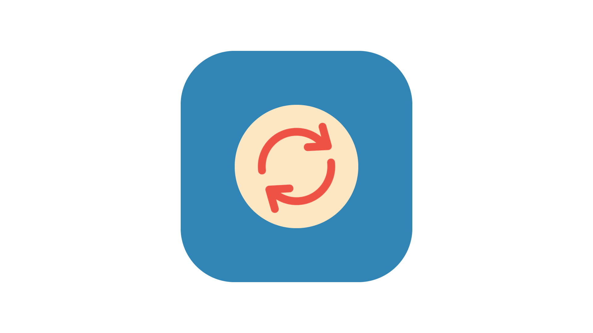 Loop Button on white background, animated icon. 22821650 Stock Video at ...