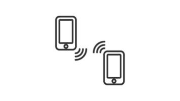 Wifi, Communication concept animated icon video