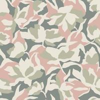 Vector flower layers illustration seamless repeat pattern