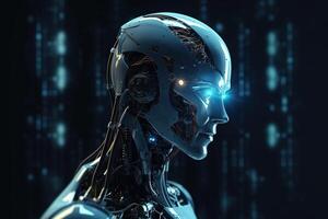 AI Artificial or machine intelligence concept photo