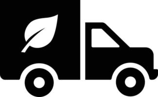 clean energy truck Illustration Vector