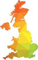 Vector Image Of Outline Map Of The United Kingdom