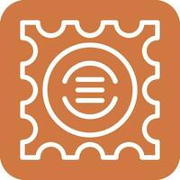 Post Stamp Icon Vector Design