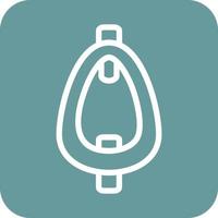 Urinal Toilet Icon Vector Design