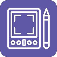 Graphic Tablet Icon Vector Design