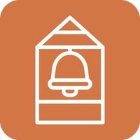 Bell Tower Icon Vector Design