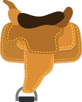 Vector Clip Art Of A Saddle