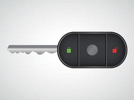 Image Of A Car Key With Red And Green Light Signal vector