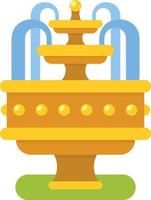 Image Of A Water Fountain vector