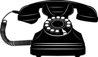 Vector Graphics Of An Old Telephone