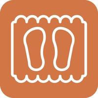 Door Mat Icon Vector Design