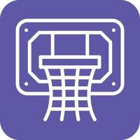 Basketball Hoop Icon Vector Design