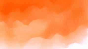 Abstract orange watercolor for background. Digital art painting. Texture paper. photo